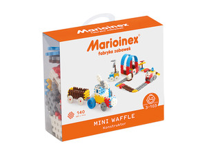 Marioinex Mini Waffle Blocks Set Large Blue 140pcs 3+