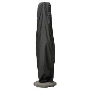 TOSTERÖ Parasol cover, black, 220x65 cm