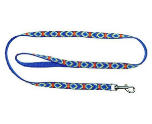 CHABA Dog Leash Patterned 25mm x 130cm, blue