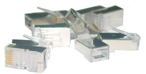 Shielded RJ45 Cat6, universal solid / stranded 8P8C 100p