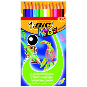 BIC Colouring Pencils Kids Tropicolors 12pcs