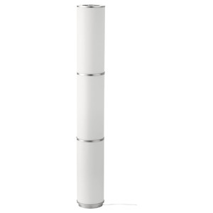 VIDJA Floor lamp, white, 138 cm