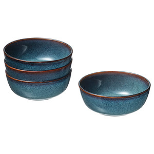 GLADELIG Bowl, blue, 14 cm, 4-pack