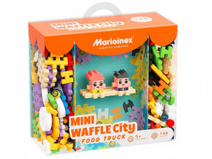 Marioinex Mini Waffle Blocks Set City Food Truck 148pcs 5+