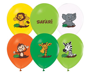 Balloons Safari 12" 5pcs