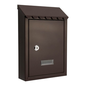 Postbox Post Box Stahl Tasos, brown