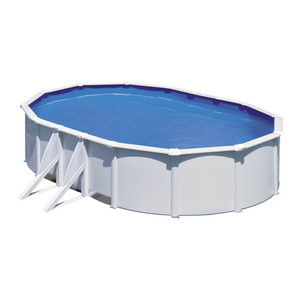 Steel Pool Fidji 5 x 3 m, white
