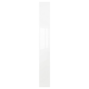 FARDAL Door, high-gloss white, 25x229 cm