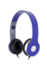 Rebeltec Stereo Headphones with Microphone CITY, blue