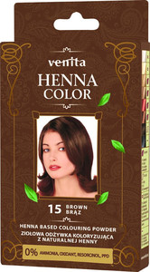 VENITA Henna Color Coloring Powder Conditioner - 15 Brown
