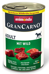 Animonda GranCarno Adult Beef & Game Wet Dog Food 400g