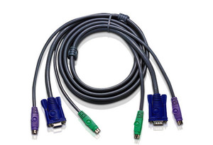 Aten Standard KVM Cable 1.8M PS/2 2L-1001P/C