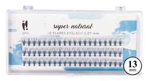 IBRA False Eyelashes 20 Flares Eyelash Super Natural 0.07-C-13mm