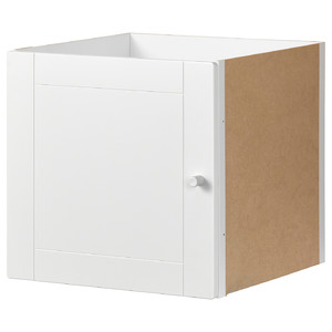 KALLAX Insert with door, white, 33x33 cm