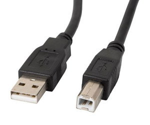 Lanberg Cable USB-A - USB-B 2.0 1m, black