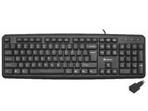 Tracer Wired Keyboard Maverick USB PS2, black