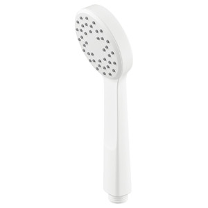 LILLREVET Single-spray hand held shower head, white