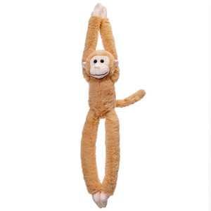 Soft Plush Toy Monkey 55cm, beige, 3+