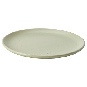 MOSSMAL Side plate, dot pattern/light green, 18 cm