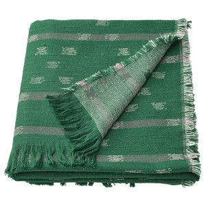 SVINROT Throw, dark green, 130x170 cm