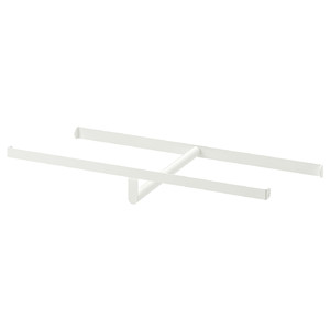HJÄLPA Clothes rail, white, 60x40 cm