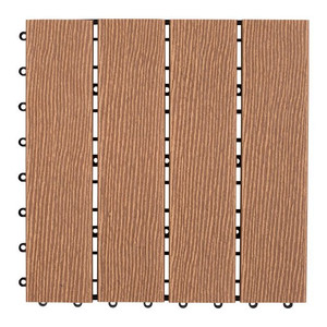 DLH Composite Decking 30 x 30 cm, teak