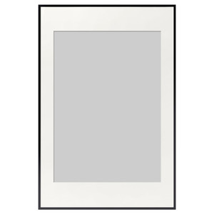 LOMVIKEN Frame, black, 61x91 cm