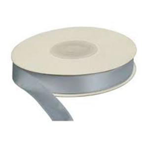 Satin Ribbon 25m 12mm, silver