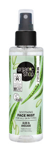 ORGANIC SHOP Soothing Face Mist Aloe & Avocado 99% Natural Vegan 150ml