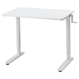 RELATERA Desk sit/stand, white, 90x60 cm