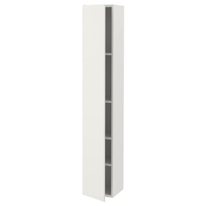 ENHET Hi cb w 4 shlvs/door, white, 30x30x180 cm