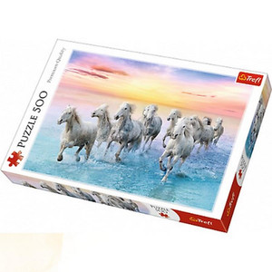 Trefl Jigsaw Puzzles Galloping White Horses 500pcs 10+