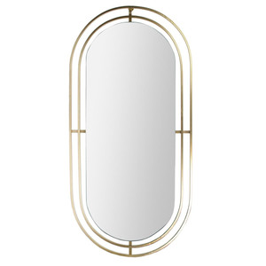 Mirror Avec, oval, gold