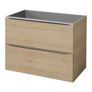 Wall-mounted Basin Cabinet GoodHome Imandra 80cm, wood