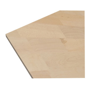 Wooden Worktop 37 x 600 x 3000 mm, beech