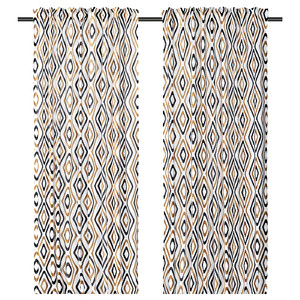 ÄNGSKOVALL Curtains, 1 pair, 145x300 cm, multicolour