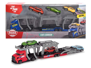 Dickie City Car Carrier, assorted models, 3+