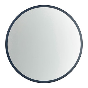Mirano Round Mirror Azzura 50 cm, navy blue