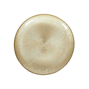 Plate Dore 21cm, gold