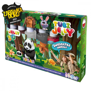 Tuban Creative Set Tubi Jelly 6 Colours Animals 8+