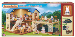 Sylvanian Families Large House with Carport Gift Set 3+
