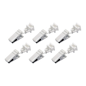 Curtain Clip 10-pack, white
