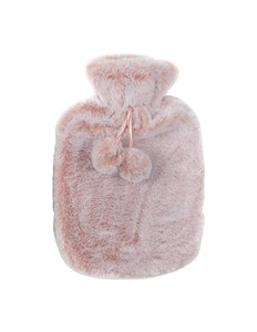 Hot Water Bottle Furry, pink