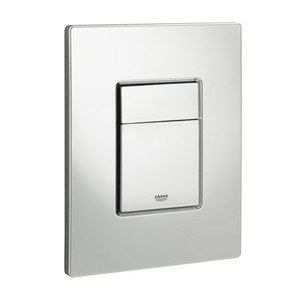 Grohe WC Dual Wall Plate Flush Button Even, chrome