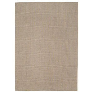 VODSKOV Rug, flatwoven, natural/light grey, 200x300 cm