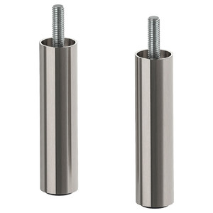 ÖSARP Leg, stainless steel colour, 10 cm