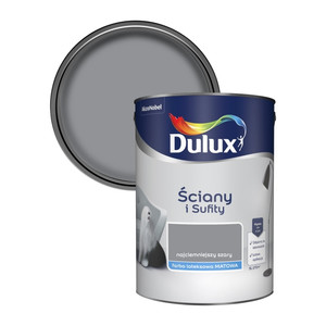 Dulux Walls & Ceilings Matt Latex Paint 2.5l darkest grey