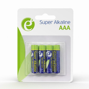 Gembird Alkaline AAA Batteries, 4-pack