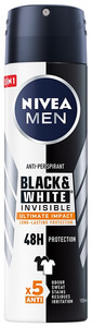 Nivea Men Black & White Invisible Anti-Perspirant Deodorant Spray 150ml