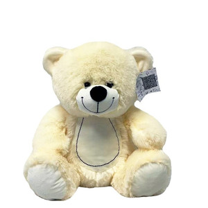 Tulilo Soft Plush Toy Teddy Bear 34cm, light beige, 0+